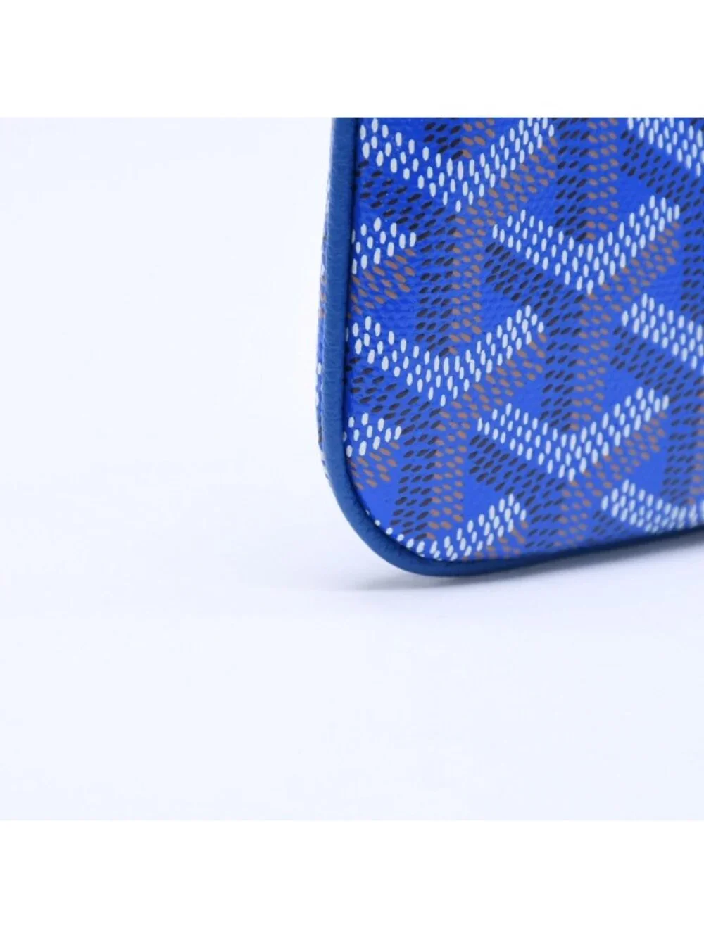 Goyard Pouch Sena Nano Key Blue Silver
